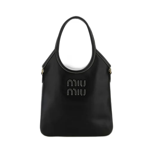Miu Miu Logo-Detailed Shopping Bag