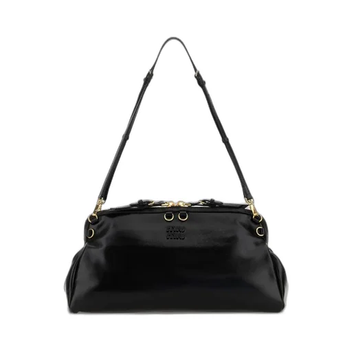 Miu Miu Logo-Detailed Zipped Shoulder Bag
