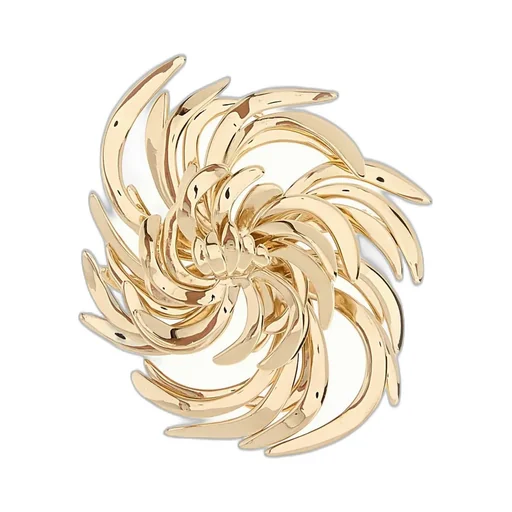 Miu Miu Logo-Engraved Brooch