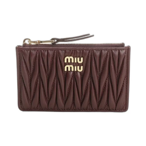 Miu Miu Matelassé Zipped Wallet