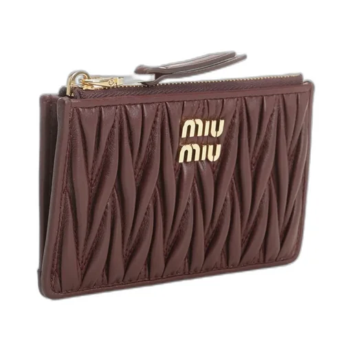 Miu Miu Matelassé Zipped Wallet