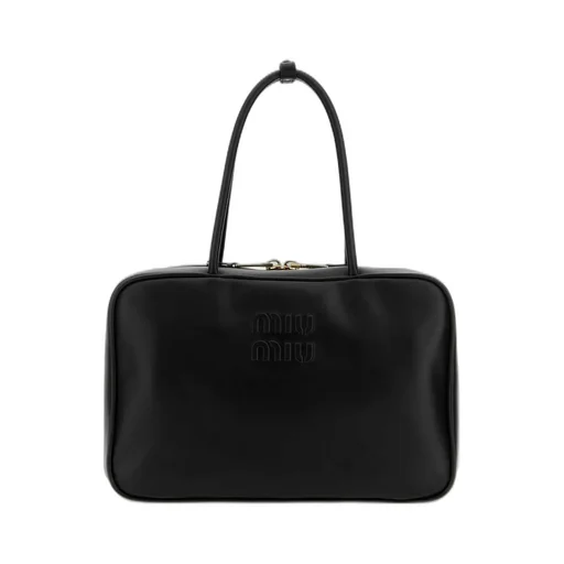 Miu Miu Logo-Embossed Zipped Handbag