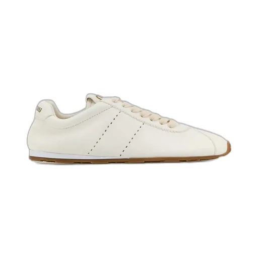 Miu Miu Plume Lace-Up Sneakers