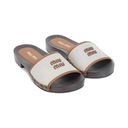 Miu Miu Open-Toe Clogs
