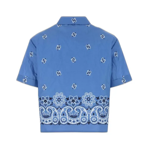 Miu Miu Pattern-Printed Short-Sleeved Shirt