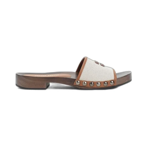 Miu Miu Open-Toe Clogs