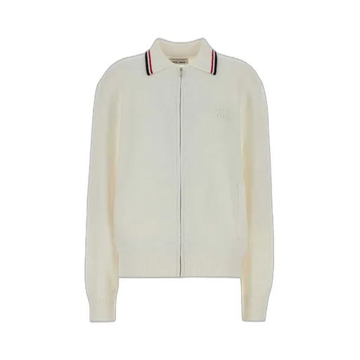 Miu Miu Zipped Knitted Cardigan