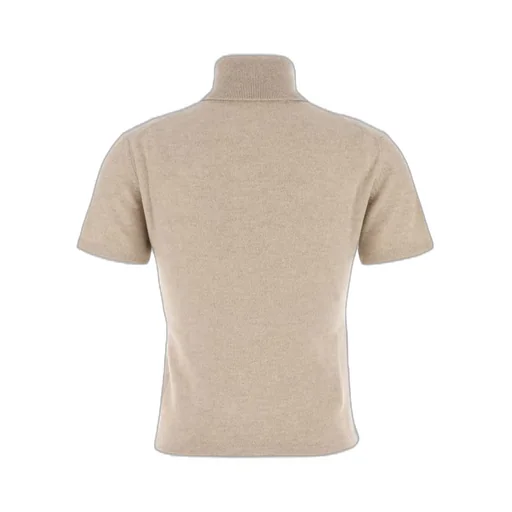 Miu Miu High-Neck Short-Sleeved Jumper