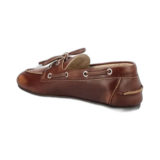 Miu Miu Bleached Slip-On Loafers