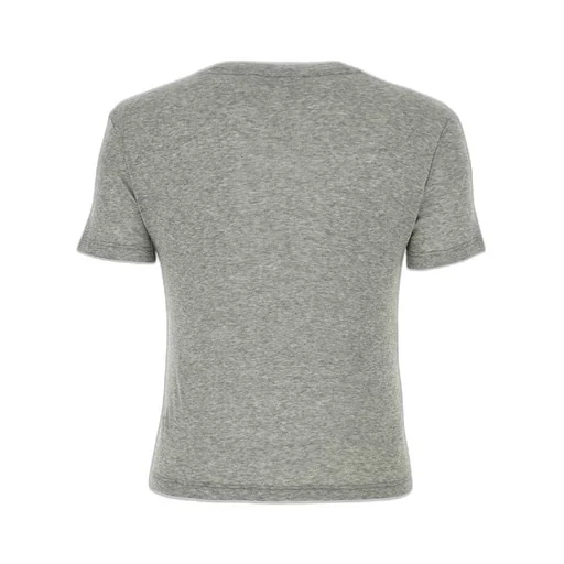 Miu Miu Logo-Patch Crewneck T-Shirt