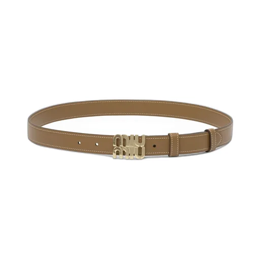 Miu Miu Logo-Lettering Buckle Belt