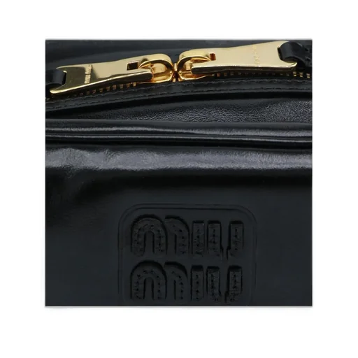 Miu Miu Logo-Detailed Zipped Top Handle Bag