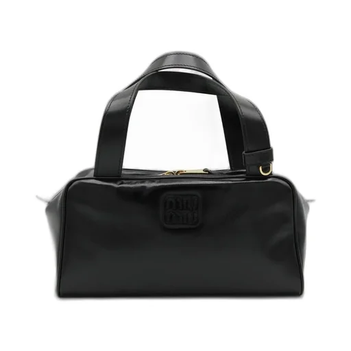 Miu Miu Logo-Detailed Zipped Top Handle Bag