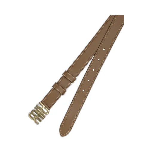 Miu Miu Logo-Lettering Buckle Belt