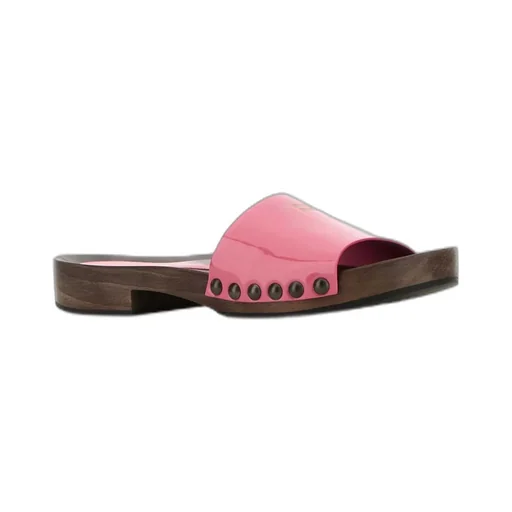 Miu Miu Logo-Printed Slides