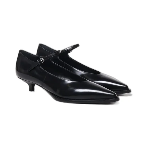Miu Miu Buckle-Fastened Pointed-Toe Pumps
