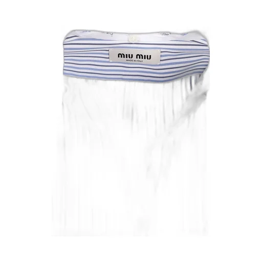Miu Miu Long Sleeved Striped Shirt
