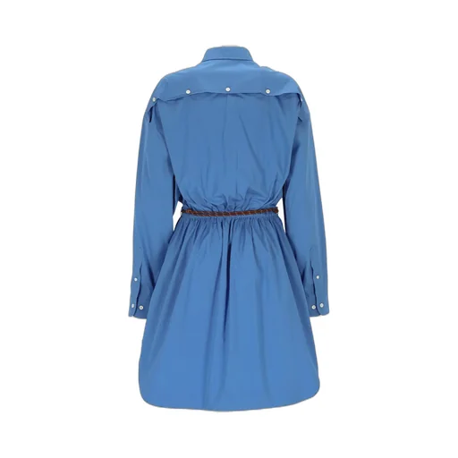 Miu Miu Periwinkle Poplin Dress