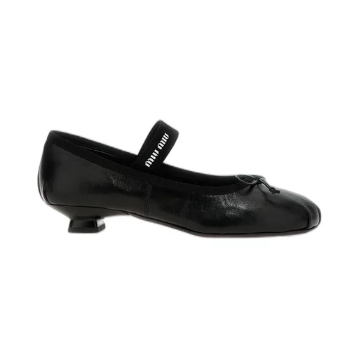 Miu Miu Bow-Detailed Ballet Pumps