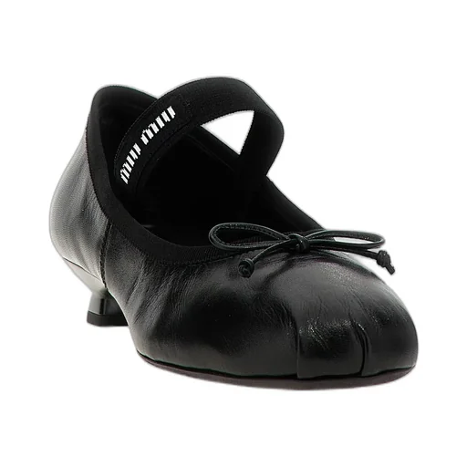Miu Miu Bow-Detailed Ballet Pumps