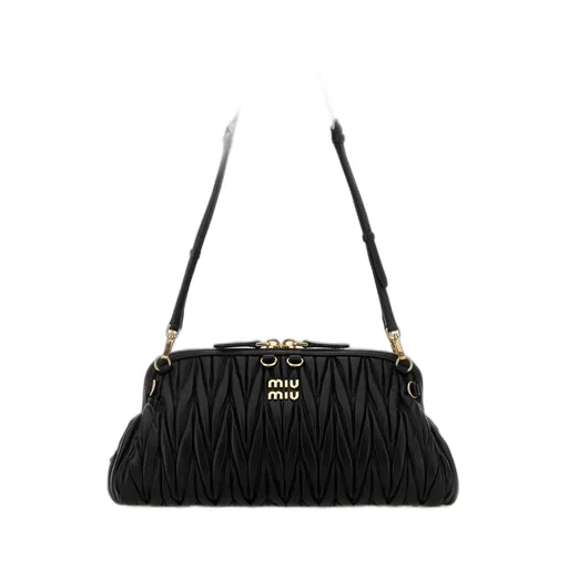 Miu Miu Matelassé Zipped Shoulder Bag