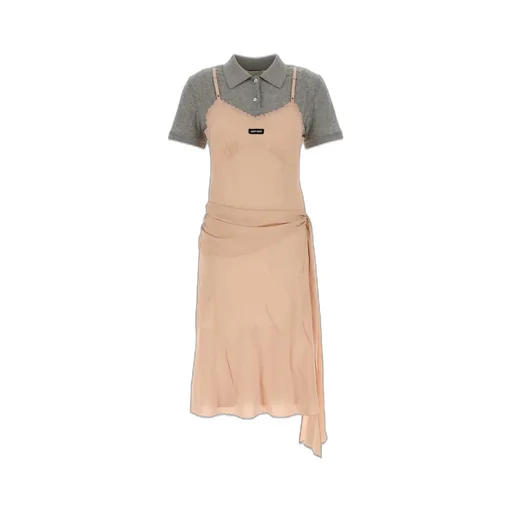 Miu Miu Two-Toned Layered Dress
