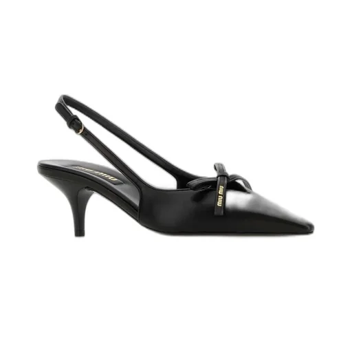 Miu Miu Pointed-Toe Slingback Pumps