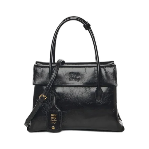 Miu Miu Logo-Detailed Tote Bag