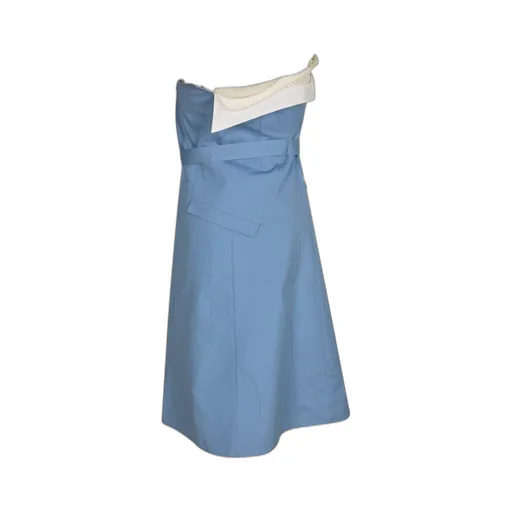 Miu Miu Sleeveless Poplin Dress