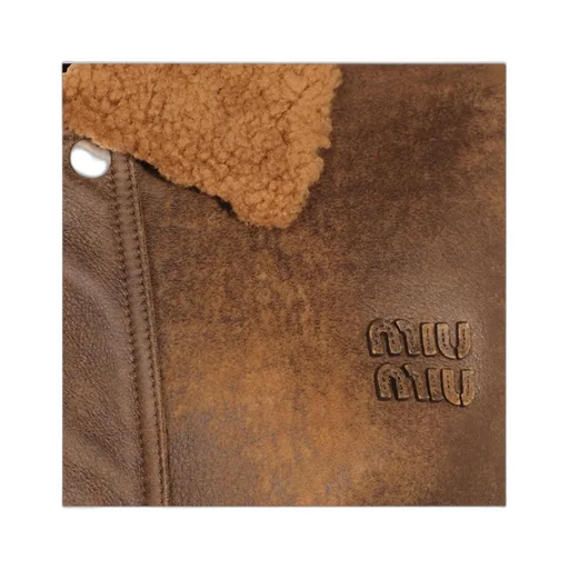 Miu Miu Logo-Detailed Long-Sleeved Jacket
