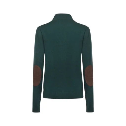Miu Miu Logo-Intarsia Zipped Cardigan