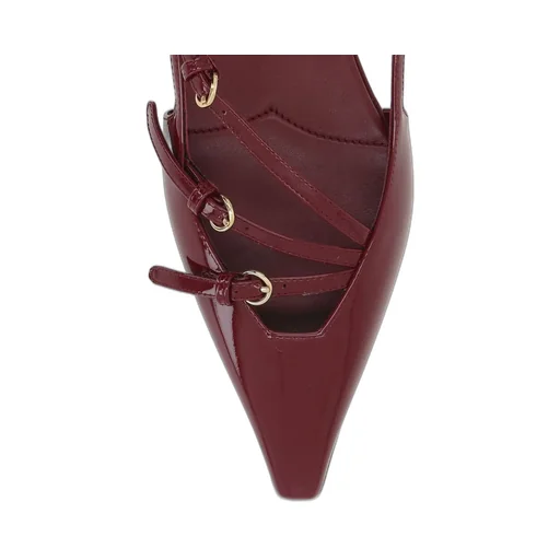 Miu Miu Pointed-Toe Slingback Ballerinas
