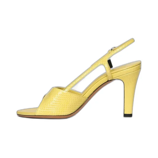 Miu Miu Embossed Slingback Sandals