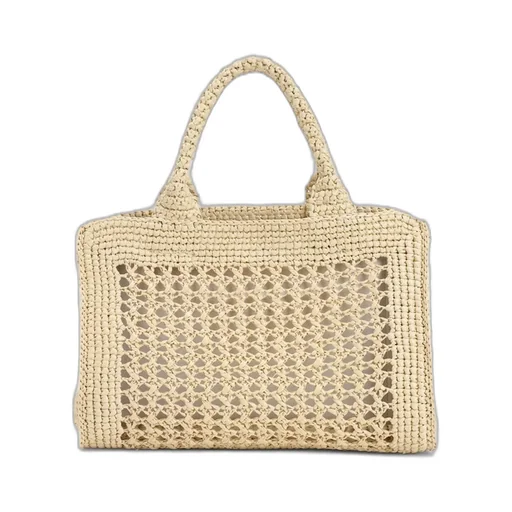 Miu Miu Crochet-Knitted Top Handle Bag