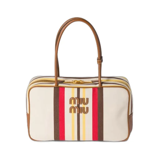 Miu Miu Logo-Detailed Tote Bag