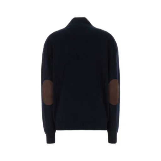 Miu Miu Half-Zipped Knitted Jumper