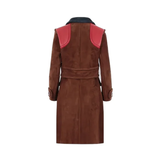 Miu Miu Floral-Patch Button-Up Coat