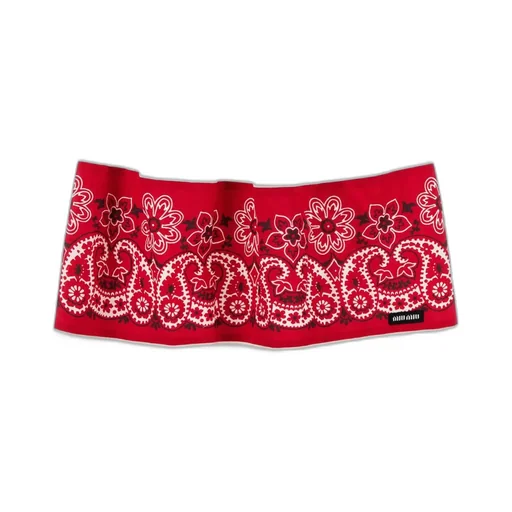 Miu Miu Two-Toned Poplin Skirt