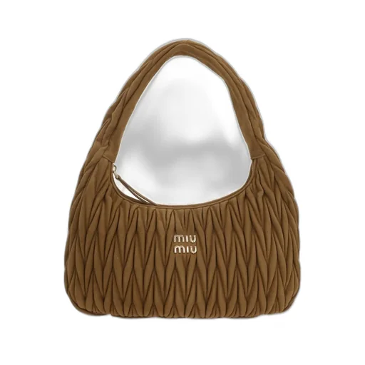 Miu Miu Logo-Lettering Zipped Shoulder Bag