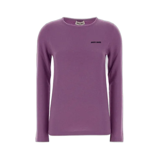 Miu Miu Long-Sleeved Crewneck Jumper