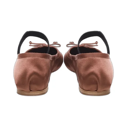 Miu Miu Logo Embroidered Ballerina Shoes