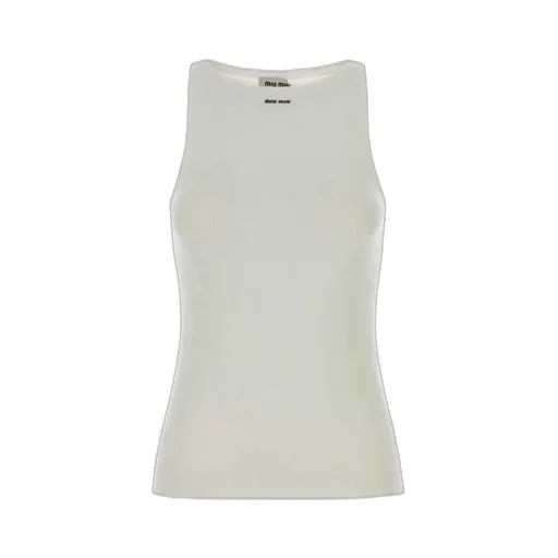 Miu Miu Crewneck Knitted Top