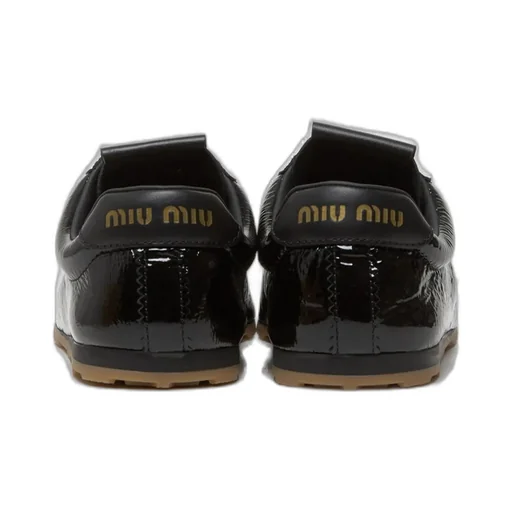 Miu Miu Logo-Printed Lace-Up Sneakers