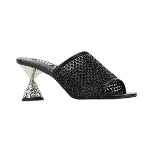 Miu Miu Embellished Slip-On Sandals
