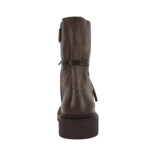 Miu Miu Logo-Embossed Lace-Up Boots