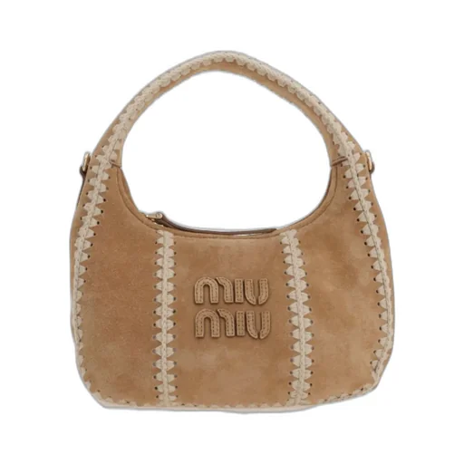 Miu Miu Logo-Detailed Zipped Hobo Bag