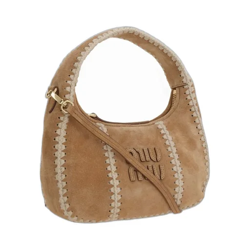 Miu Miu Logo-Detailed Zipped Hobo Bag