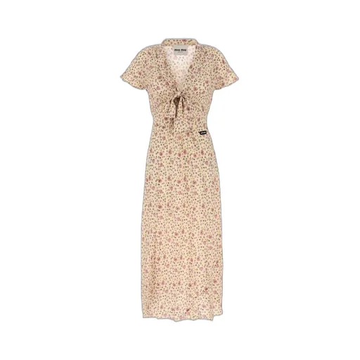 Miu Miu Floral-Printed Dress