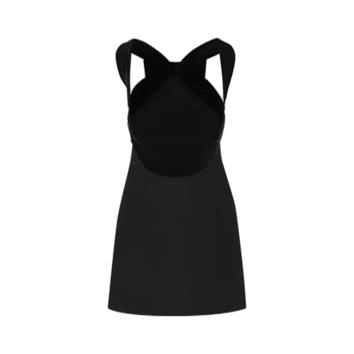 Miu Miu Bow-Detailed Sleeveless Dress