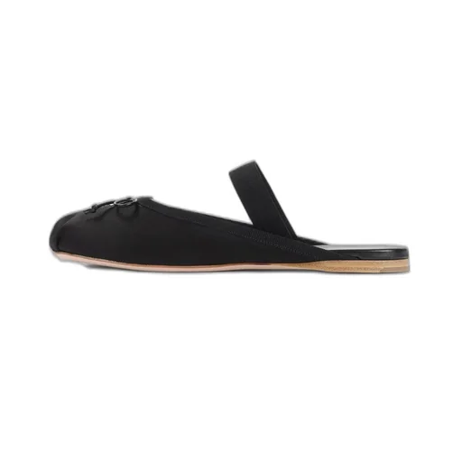 Miu Miu Bow-Detailed Slip-On Sandals